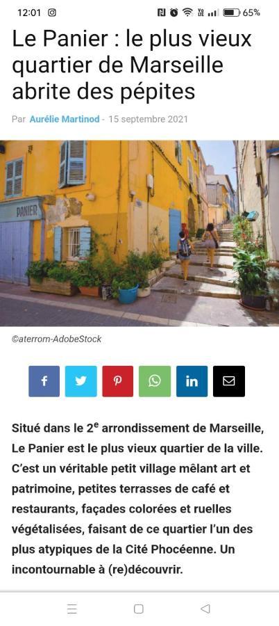 Casa Mia 25M2 Centre Ville Et Panier Marsylia Zewnętrze zdjęcie